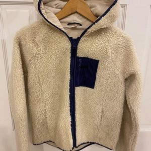 Girls fleece jacket with hood